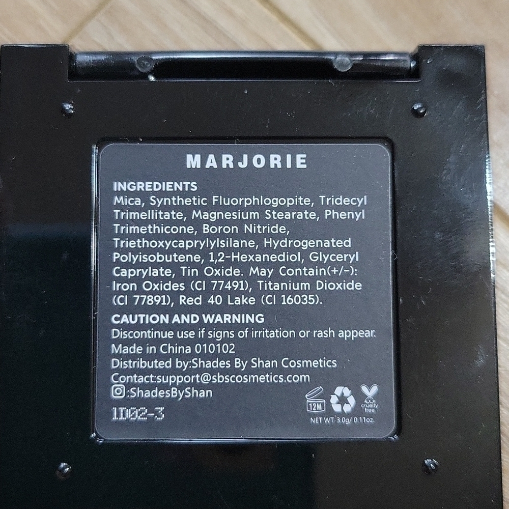 3/$15 Shades by Shan Highlighter/Bronzer Single- Marjorie - Picture 3 of 3